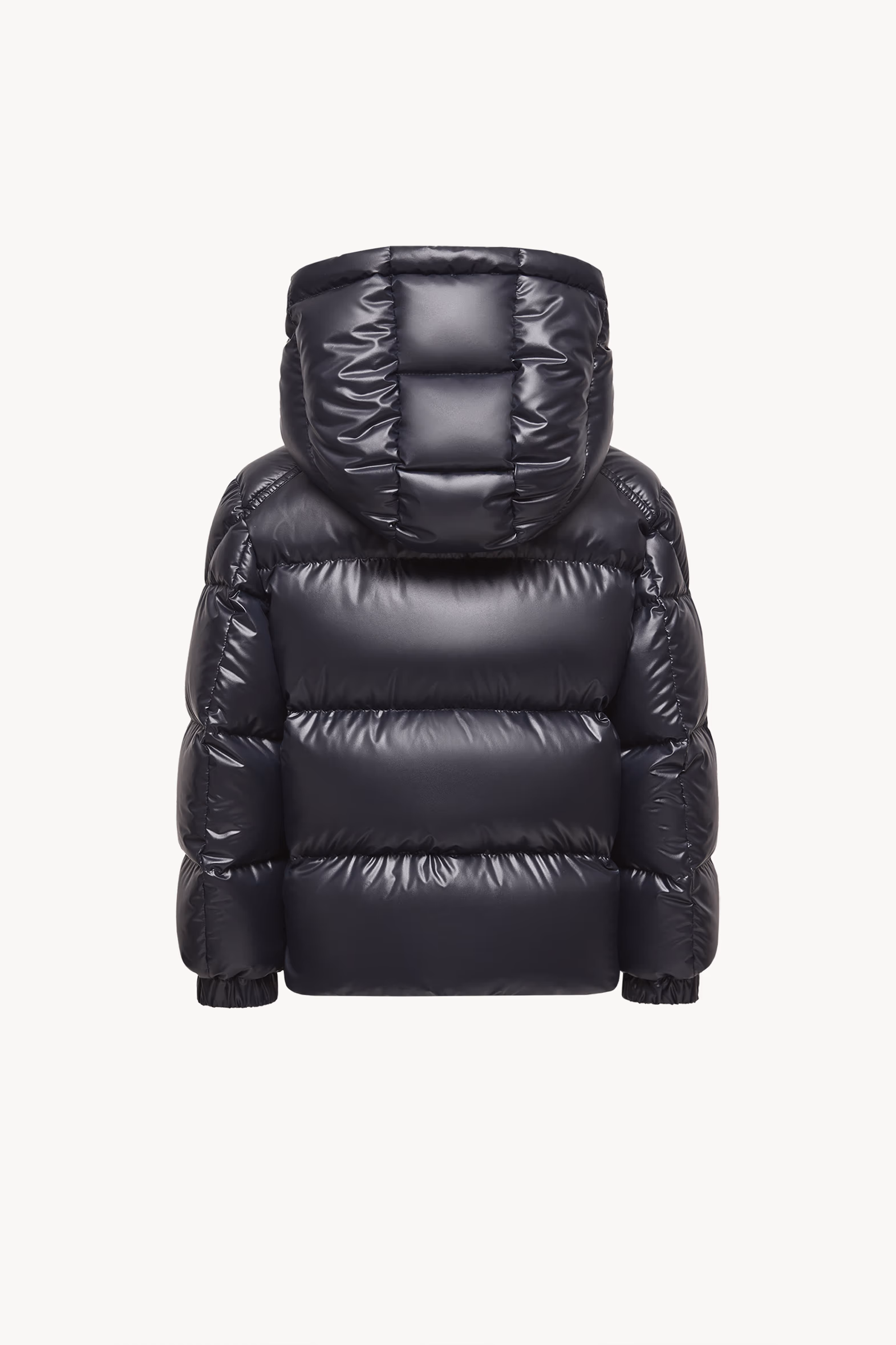 Yule Hooded Down Jacket Boy Night Blue Moncler 4